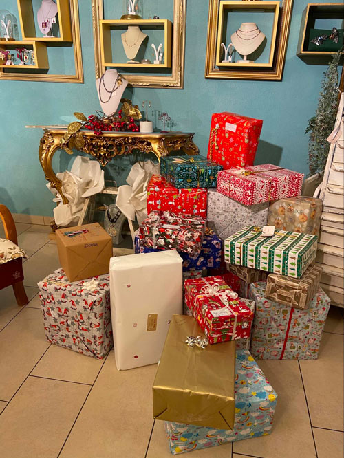 Scatolina regalo per gioielli per Natale